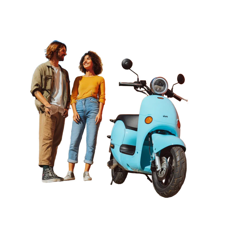 Electric Scooter Day Vinyl Car Decal Sticker – Waterproof & UV-Resistant 8"