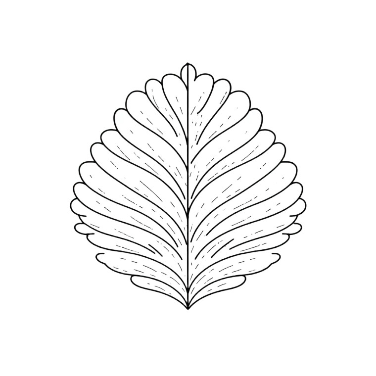 Single Leaf Icon Vinyl Car Decal Sticker – Waterproof & UV-Resistant 8"