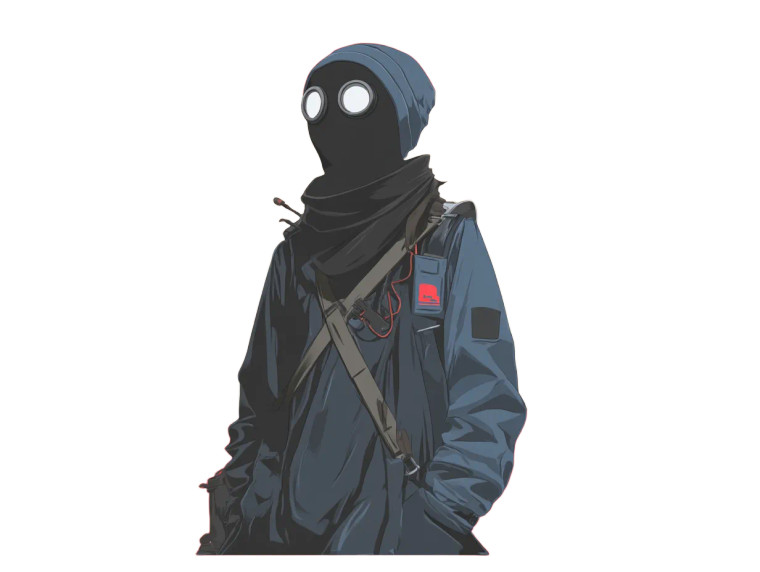 Default Avatar Icon Vinyl Car Decal Sticker – Waterproof & UV-Resistant 8"