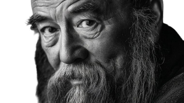 Confucius Portrait V8 Vinyl Car Decal Sticker – Waterproof & UV-Resistant 8"