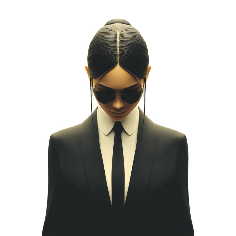 Secret Agent Woman Vinyl Car Decal Sticker – Waterproof & UV-Resistant 8"