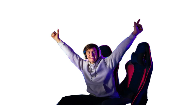 Celebrating Gamer Setup Vinyl Car Decal Sticker – Waterproof & UV-Resistant 8"