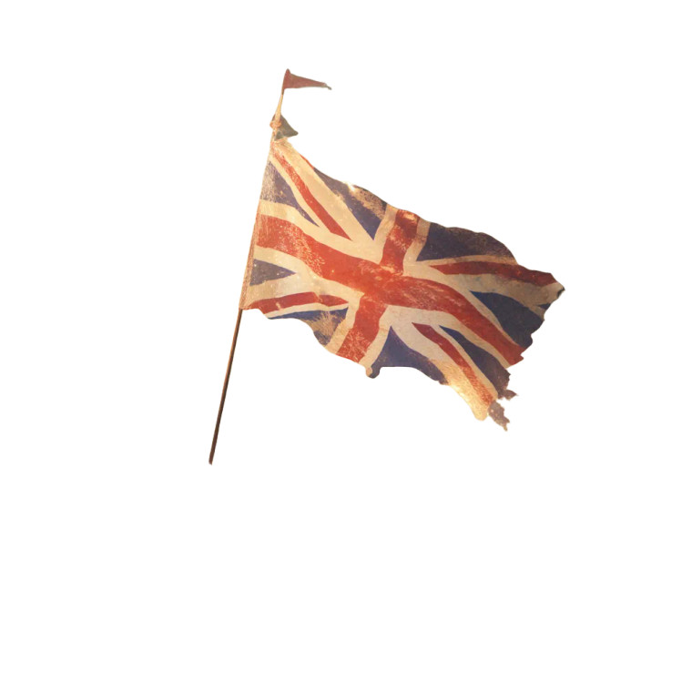 Magical British Flag Vinyl Car Decal Sticker – Waterproof & UV-Resistant 8"