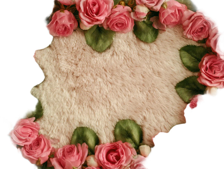 Pink Roses Carpet Vinyl Car Decal Sticker – Waterproof & UV-Resistant 8"