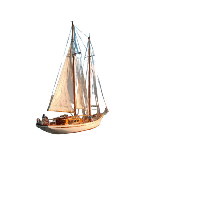 Sailing Boat V3 Vinyl Car Decal Sticker – Waterproof & UV-Resistant 8"