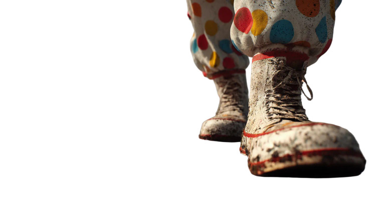 Lost Circus Clown Vinyl Car Decal Sticker – Waterproof & UV-Resistant 8"