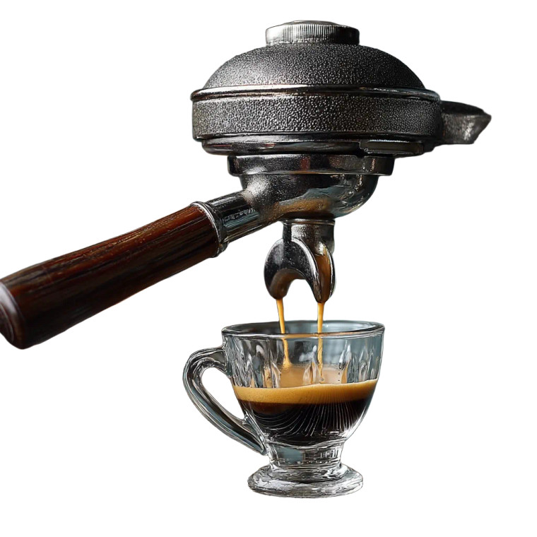 Espresso Vinyl Car Decal Sticker – Waterproof & UV-Resistant 8"