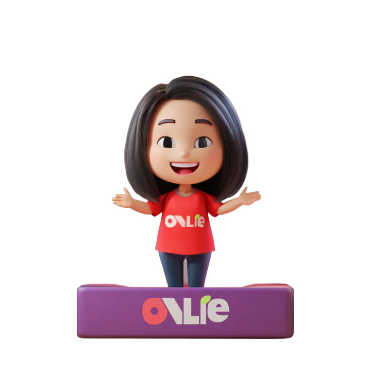 Cheerful Onelife Character Vinyl Car Decal Sticker – Waterproof & UV-Resistant 8"