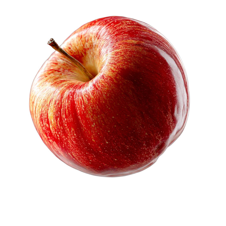 Red Apple V2 Vinyl Car Decal Sticker – Waterproof & UV-Resistant 8"