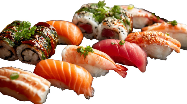 Delicious Sushi Vinyl Car Decal Sticker – Waterproof & UV-Resistant 8"