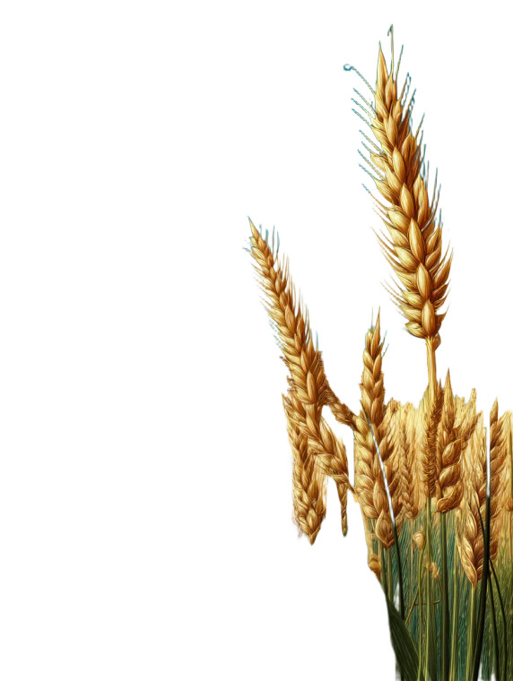 Golden Black Wheat Vinyl Car Decal Sticker – Waterproof & UV-Resistant 8"