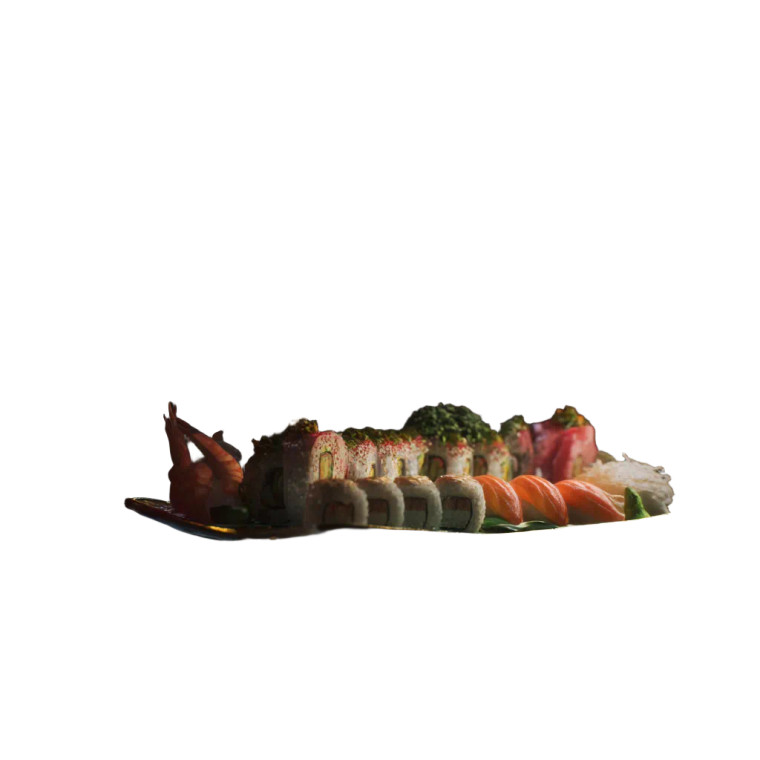 Sushi Platter Vinyl Car Decal Sticker – Waterproof & UV-Resistant 8"