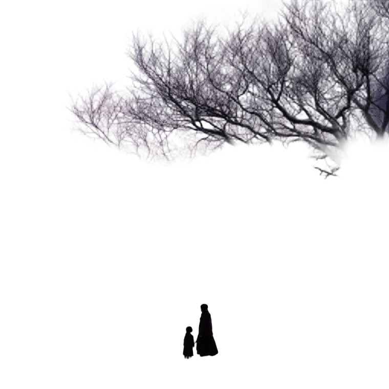 Mother And Daughter Silhouette Vinyl Car Decal Sticker – Waterproof & UV-Resistant 8"