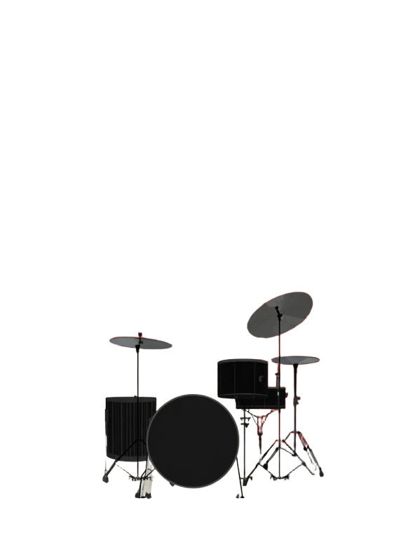 Abstract Geometry Bass Drum Vinyl Car Decal Sticker – Waterproof & UV-Resistant 8"