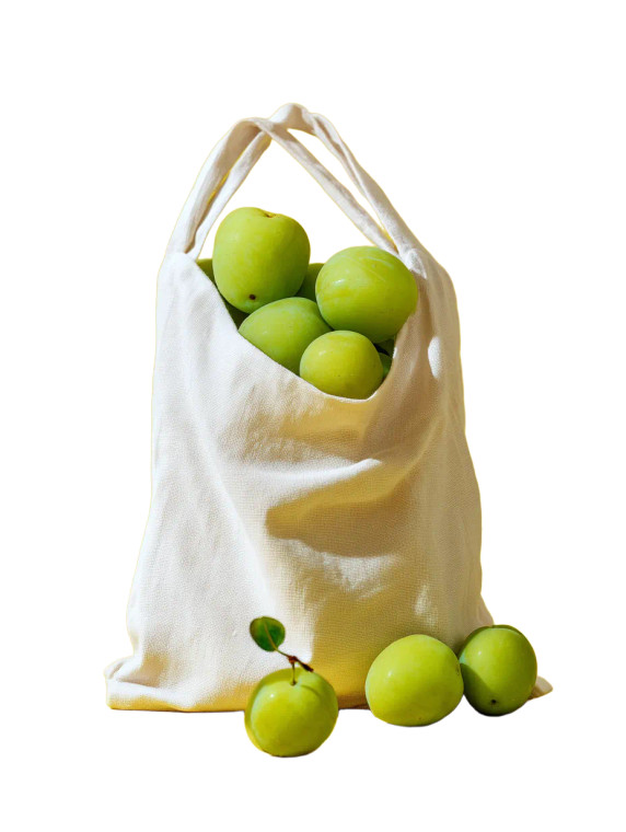 Green Plums Bag Vinyl Car Decal Sticker – Waterproof & UV-Resistant 8"