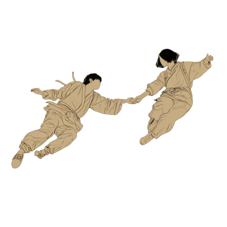 Floating Cosmic Couple Vinyl Car Decal Sticker – Waterproof & UV-Resistant 8"