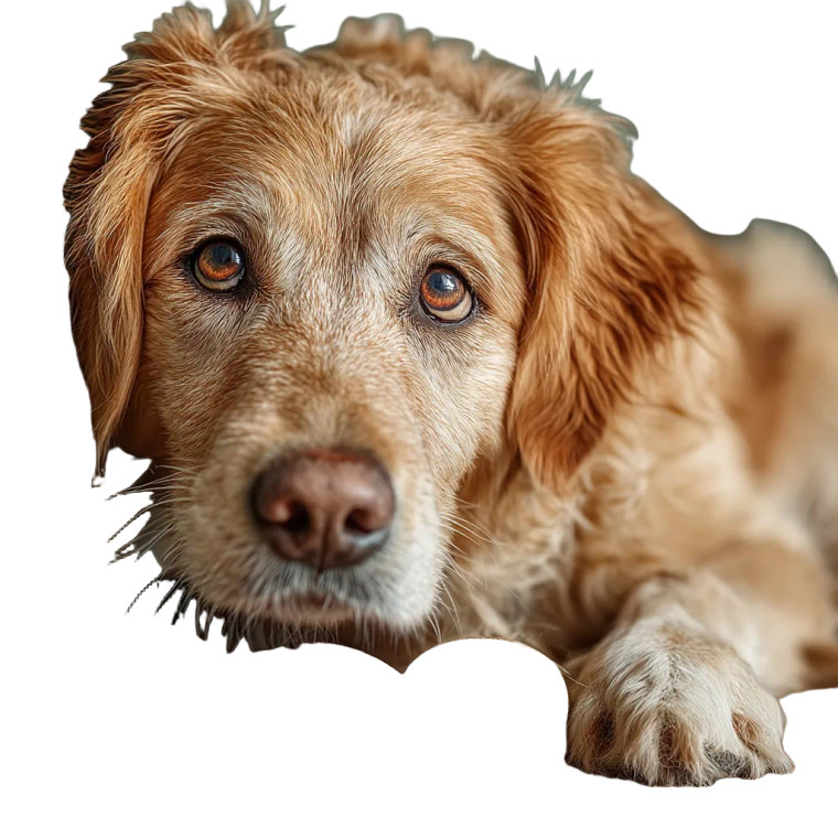 Guilty Golden Retriever Vinyl Car Decal Sticker – Waterproof & UV-Resistant 8"