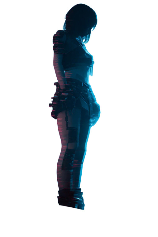 Cyberpunk Protagonist Cover Vinyl Car Decal Sticker – Waterproof & UV-Resistant 8"