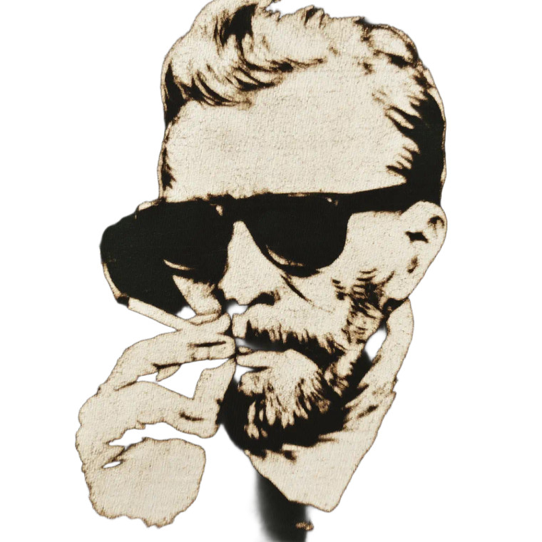 Van Gogh Portrait Vinyl Car Decal Sticker – Waterproof & UV-Resistant 8"