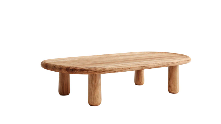 Organic Coffee Table Vinyl Car Decal Sticker – Waterproof & UV-Resistant 8"