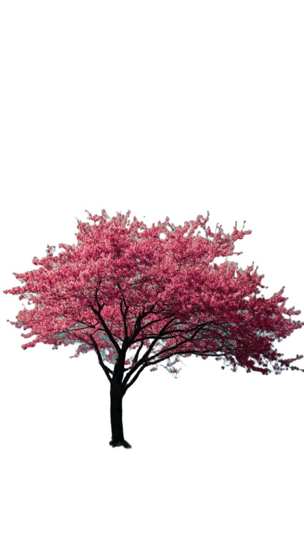 Sakura Tree Bloom Vinyl Car Decal Sticker – Waterproof & UV-Resistant 8"