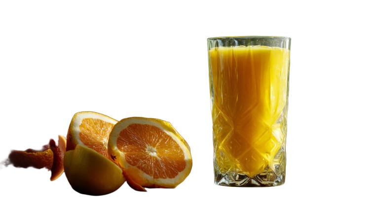 Healthy Juice Glass Vinyl Car Decal Sticker – Waterproof & UV-Resistant 8"