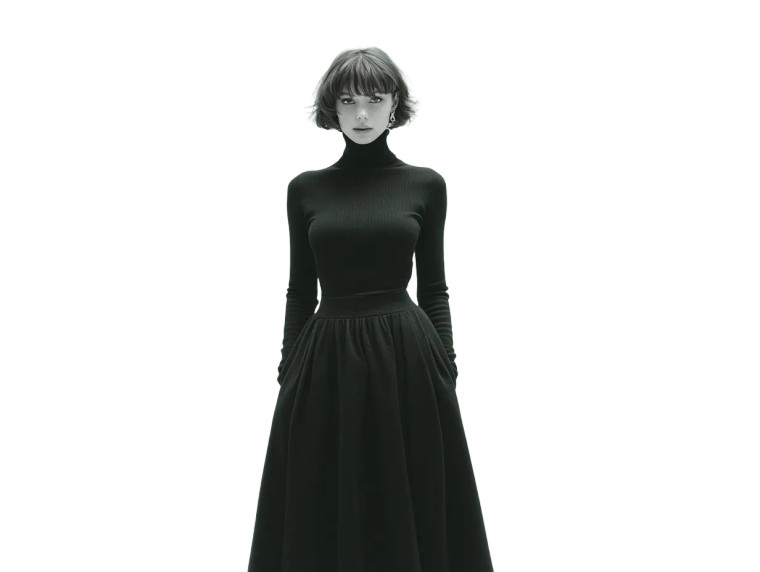 Elegant Woman Portrait V35 Vinyl Car Decal Sticker – Waterproof & UV-Resistant 8"