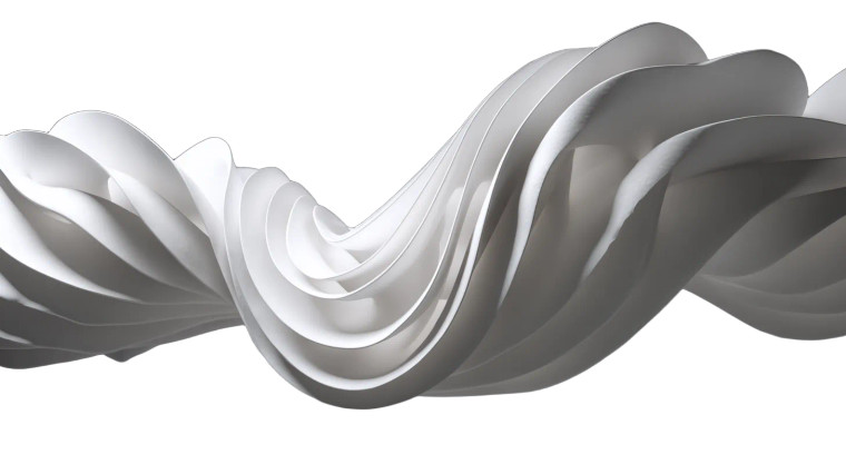 Abstract Parametric Sculpture Vinyl Car Decal Sticker – Waterproof & UV-Resistant 8"