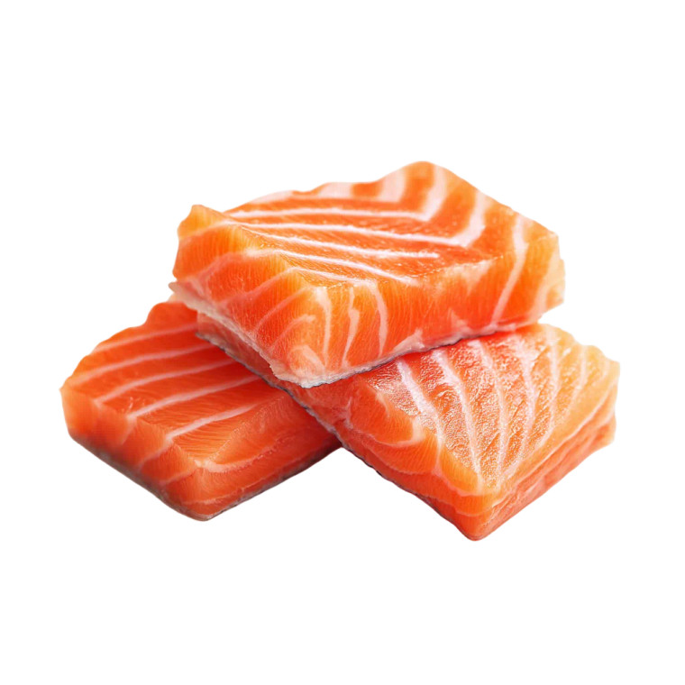 Salmon Sashimi Slice Vinyl Car Decal Sticker – Waterproof & UV-Resistant 8"