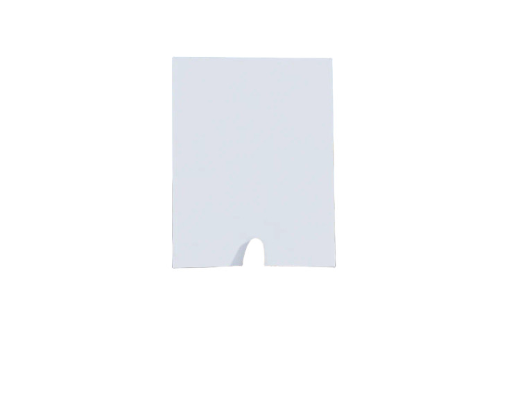 Blank White Poster V3 Vinyl Car Decal Sticker – Waterproof & UV-Resistant 8"