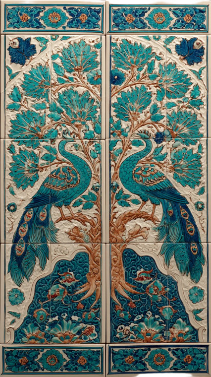 Tile Mural Vinyl Car Decal Sticker – Waterproof & UV-Resistant 8"