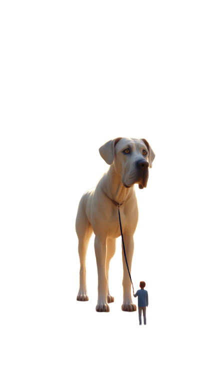 Giant Walking Dog Vinyl Car Decal Sticker – Waterproof & UV-Resistant 8" Giant Walking Dog Vinyl Car Decal Sticker – Waterproof & UV-Resistant 8"