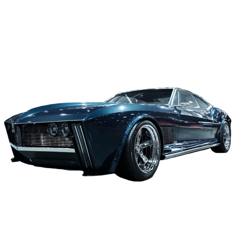 2030 Concept Car Vinyl Car Decal Sticker – Waterproof & UV-Resistant 8"