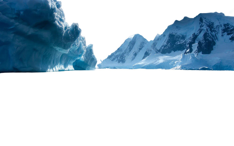 Antarctic Iceberg View Vinyl Car Decal Sticker – Waterproof & UV-Resistant 8"