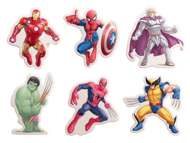 Marvel Stickers Set V2 Vinyl Car Decal Sticker – Waterproof & UV-Resistant 8"