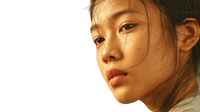 Serene Vietnamese Woman Vinyl Car Decal Sticker – Waterproof & UV-Resistant 8"