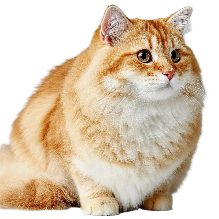 Golden Chinchilla Cat V3 Vinyl Car Decal Sticker – Waterproof & UV-Resistant 8"
