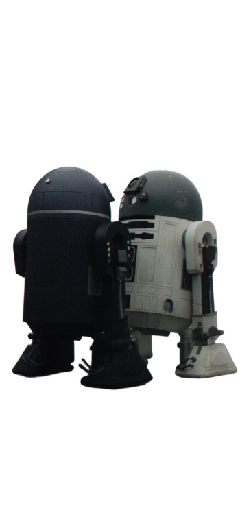 R2D2 Fight Scene Vinyl Car Decal Sticker – Waterproof & UV-Resistant 8"