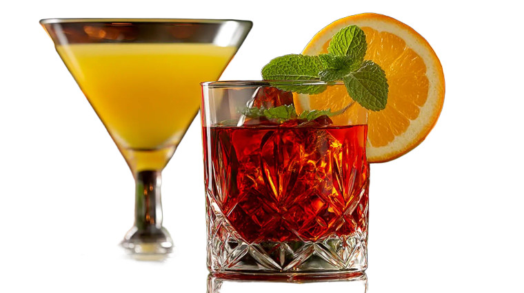 Sunset Cocktails Vinyl Car Decal Sticker – Waterproof & UV-Resistant 8"