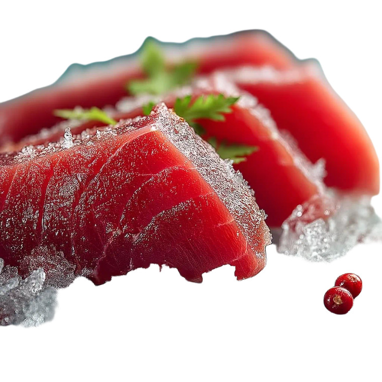 Fresh Bluefin Tuna Vinyl Car Decal Sticker – Waterproof & UV-Resistant 8"