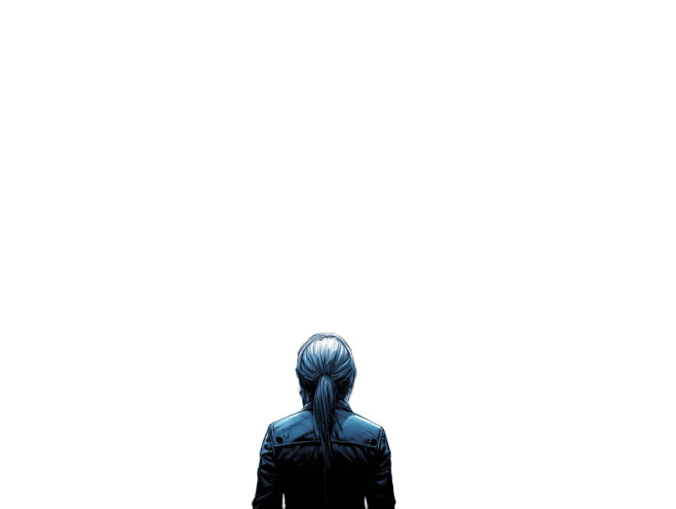 Blonde Woman And Pope Vinyl Car Decal Sticker – Waterproof & UV-Resistant 8"