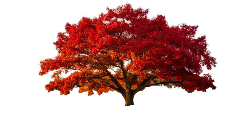 Autumn Tree Canopy Vinyl Car Decal Sticker – Waterproof & UV-Resistant 8"