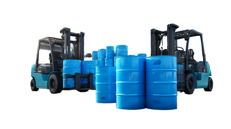 Blue Barrels Ad Vinyl Car Decal Sticker – Waterproof & UV-Resistant 8"