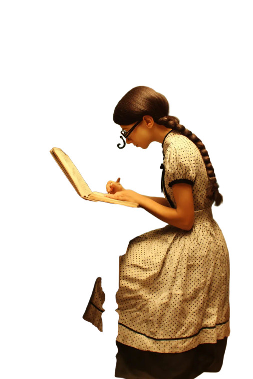 Victorian Teen Author Vinyl Car Decal Sticker – Waterproof & UV-Resistant 8"