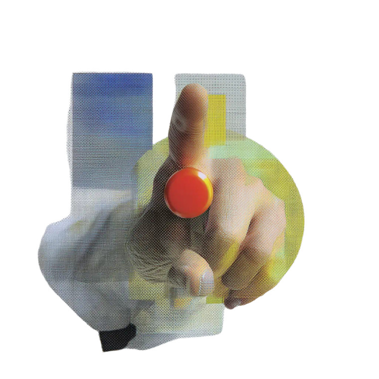 Nuclear Button Press Vinyl Car Decal Sticker – Waterproof & UV-Resistant 8"