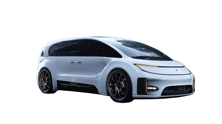 Futuristic Mpv Concept V2 Vinyl Car Decal Sticker – Waterproof & UV-Resistant 8"