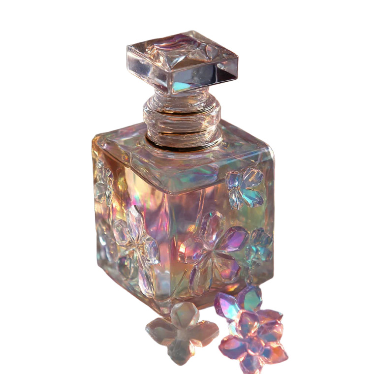 Ethereal Perfume Bottle Vinyl Car Decal Sticker – Waterproof & UV-Resistant 8"