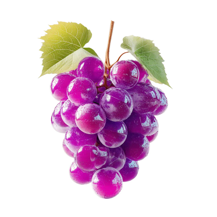 Purple Grape Icon Vinyl Car Decal Sticker – Waterproof & UV-Resistant 8"