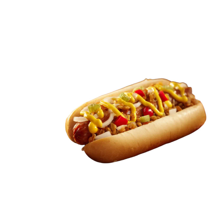 Loaded Hotdog Vinyl Car Decal Sticker – Waterproof & UV-Resistant 8"