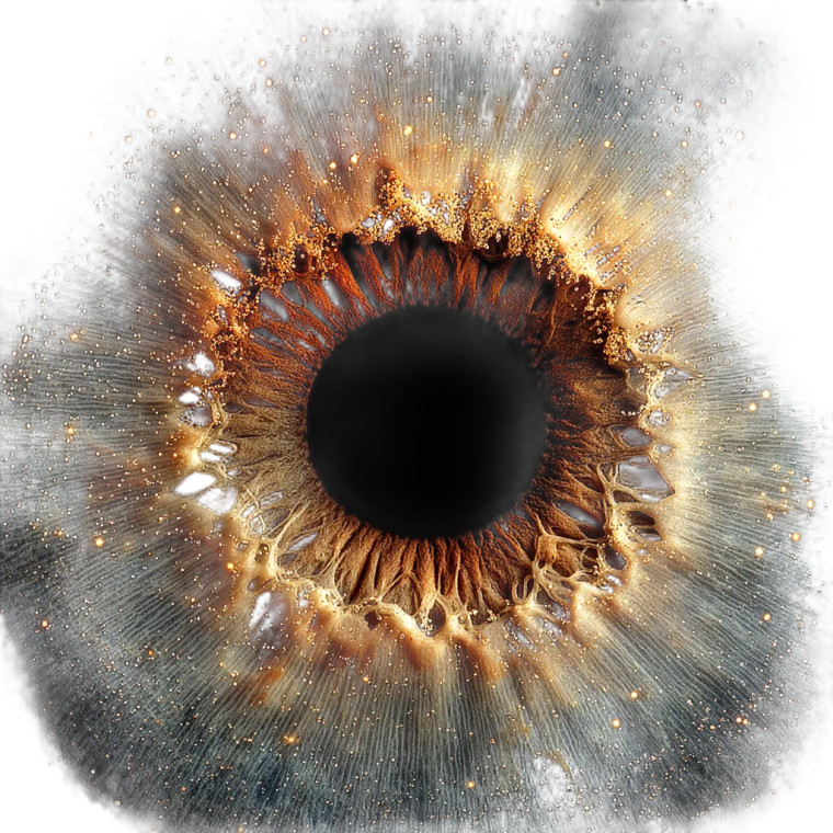 Cosmic Eye Macro Vinyl Car Decal Sticker – Waterproof & UV-Resistant 8"